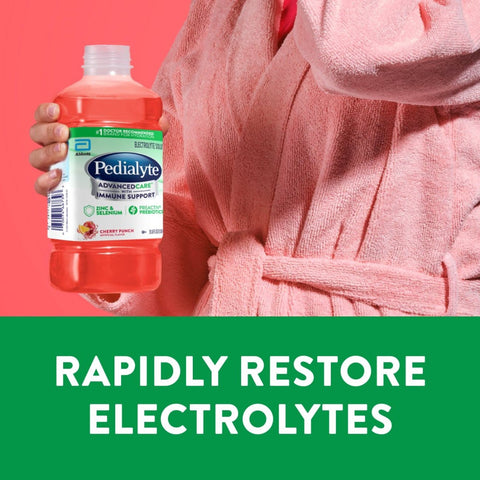 Oral Electrolyte Solution Pedialyte® AdvancedCare™ Cherry Punch Flavor 33.8 oz. #63057