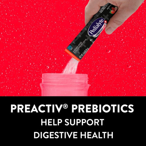 Oral Electrolyte Solution Pedialyte® AdvancedCare™ Plus Strawberry Freeze Flavor 0.6 oz. #66972