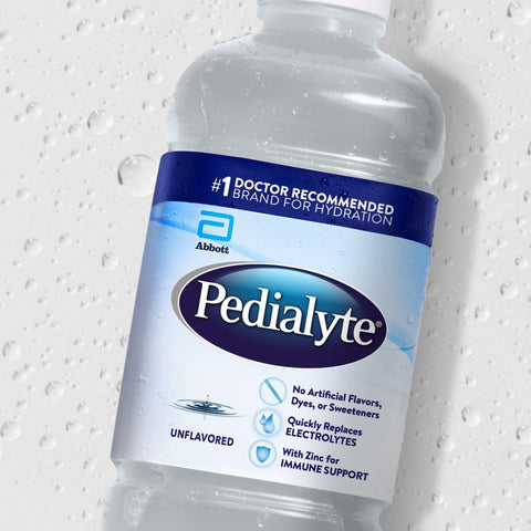 Oral Electrolyte Solution Pedialyte® Classic Unflavored 33.8 oz. #00336