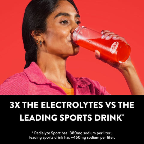 Oral Electrolyte Solution Pedialyte® Sport Fruit Punch Flavor 14.1 Gram #67848