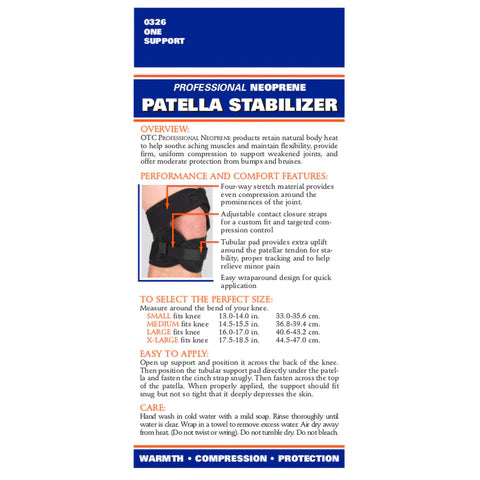 PATELLAR STABILIZER, NEOPRENE #0326