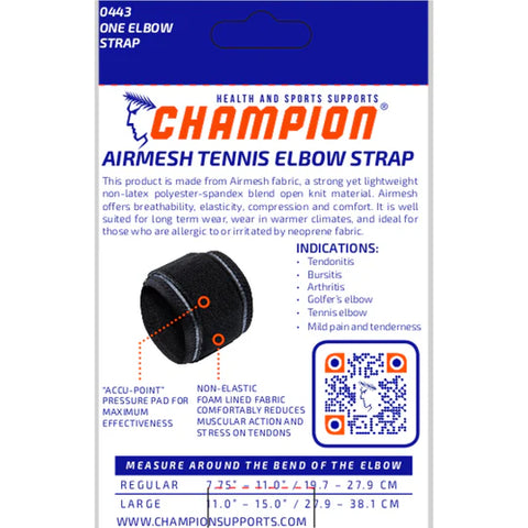 AIRMESH TENNIS ELBOW STRAP #0443