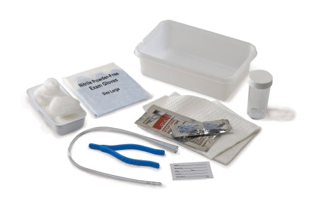 Intermittent Catheter Tray Curity™ Open System 14 Fr. Without Balloon Vinyl