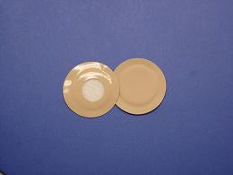 Stoma Cap 2-1/8 Inch, 7/8 Inch Round Center Opening, Style DE