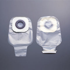 Colostomy Pouch Karaya 5 One-Piece System 12 Inch Length 7/8 Inch Stoma Drainable Convex, Pre-Cut