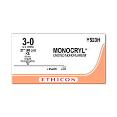 Straight Cutting Monocryl Absorbable Sutures