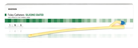 Foley Catheter 2-Way Standard Tip 30 cc Balloon 22 Fr. Silicone Coated Latex