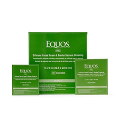 EQUOS 5-Layer Square Foam Dressings with Silicone Adhesive