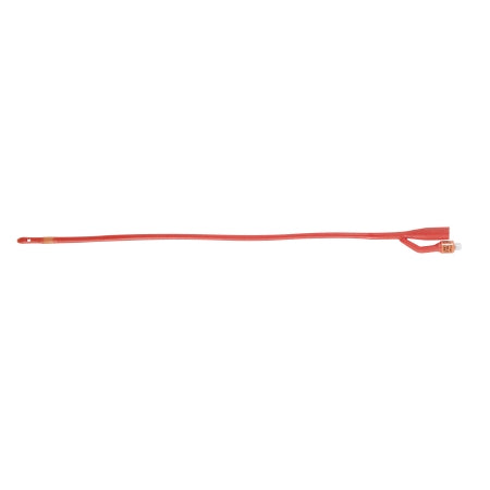 Foley Catheter Bardex® Lubricath® 2-Way Council Tip 5 cc Balloon 16 Fr. Red Rubber
