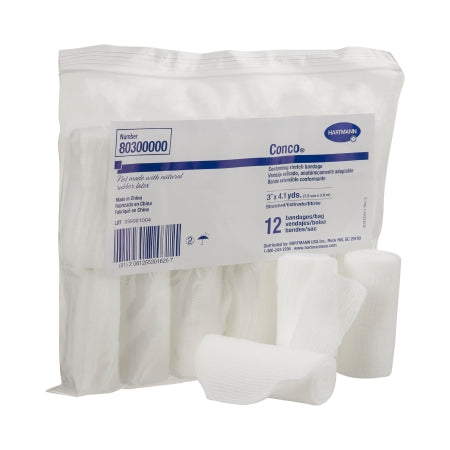 Conforming Bandage Conco® Woven Gauze 1-Ply  Roll Shape NonSterile