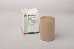 Compression Bandage Durelast® 3-1/5 Inch X 5-1/2 Yard High Compression Clip Detached Closure Tan NonSterile