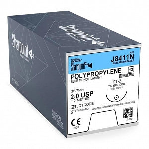 Blue Monofilament Polypropylene Sutures