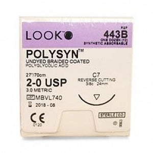 PolyGlycolic Undyed Acid Sutures