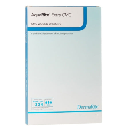 Cellulose Dressing AquaRite™ Extra CMC Sodium Carboxymethyl Cellulose (CMC) 6 X 6 Inch