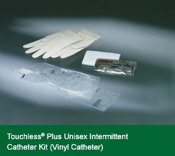 Intermittent Catheter Kit Touchless® Plus Closed System / Straight Tip 8 Fr. Without Balloon Vinyl