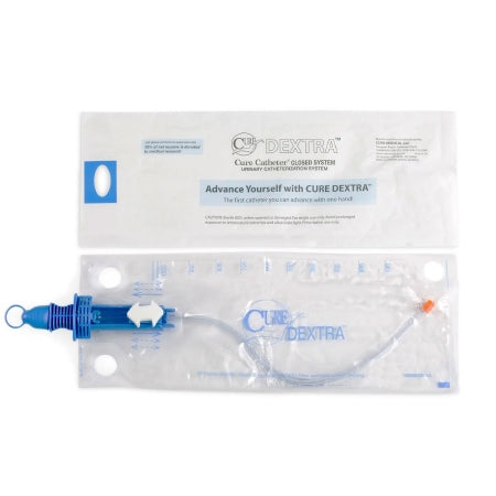 Intermittent Closed System Catheter Cure Dextra™ Straight 12 Fr.