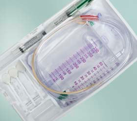 Indwelling Catheter Tray Surestep™ Tray, Lubri-Sil™ Foley 16 Fr. Without Silicone