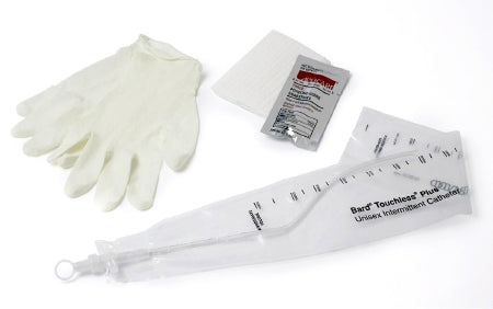 Intermittent Catheter Kit Touchless® Plus Straight Tip 16 Fr. Without Balloon Vinyl