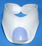 Stoma Shower Collar 6 W X 4 H Inch, White, Semi-Rigid, PVC Plastic and Nylon