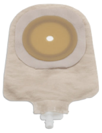 Urostomy Pouch One-Piece System 9 Inch Length 1-1/2 Inch Stoma Flat, Pre-Cut