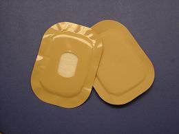 Stoma Cap 3 X 4-1/4 Inch, 3/4 X 1-1/4 Inch Rectangular Center Opening, Style N-3