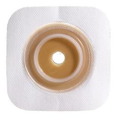 Ostomy Barrier Sur-Fit Natura® Precut, Standard Wear Stomahesive® Tape 45 mm Flange Sur-Fit® Natura® System Hydrocolloid 1/2 Inch Opening 4 X 4 Inch