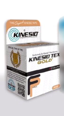 Kinesiology Tape Kinesio® Tex Gold™ FP Water Resistant Cotton 2 Inch X 4 Yard Beige NonSterile