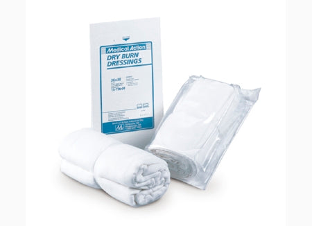 Burn Dressing Medical Action Mesh Gauze 18-Ply 36 X 36 Inch Square Sterile