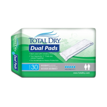 Incontinence Liner TotalDry™ 11 Inch Length Moderate Absorbency One Size Fits Most Adult Unisex Disposable