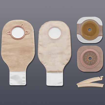 Ileostomy / Colostomy Pouch New Image™ Two-Piece System 12 Inch Length Drainable Flat, Trim to Fit