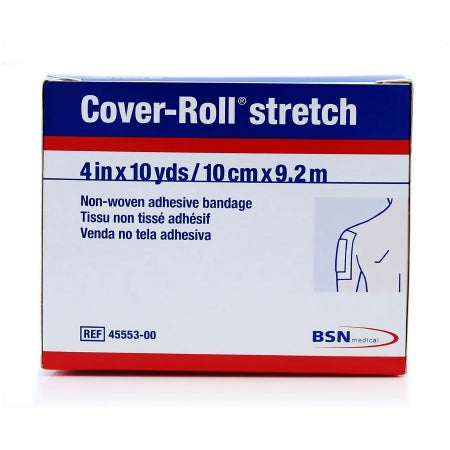 Dressing Retention Tape with Liner Cover-Roll® Stretch Nonwoven Polyester  White NonSterile