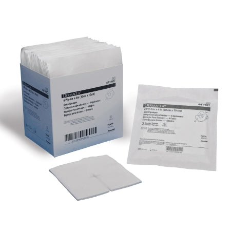 Drain Sponge Dermacea™ Nonwoven 4 X 4 Inch Sterile