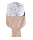 Colostomy Pouch MicroSkin® One-Piece System 11 Inch Length 1-1/2 Inch Stoma Drainable Flat, Pre-Cut