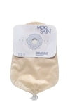 Urostomy Pouch MicroSkin® 9 Inch Length 1-1/8 Inch Stoma Drainable Flat, Pre-Cut