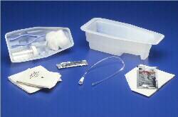 Intermittent Catheter Tray Curity™ Uretheral 14 Fr. Without Balloon Vinyl