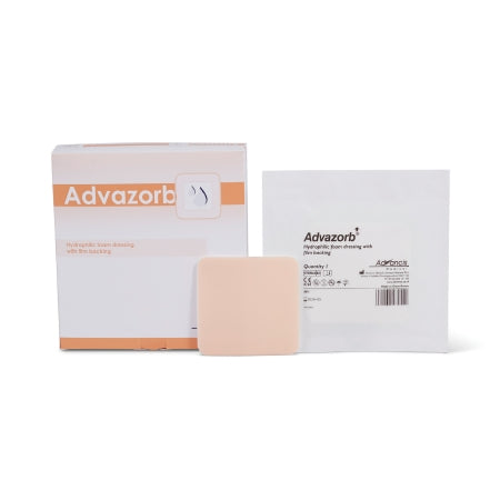 Foam Dressing Advazorb® 6 X 6 Inch Square Non-Adhesive without Border Sterile