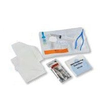 Indwelling Catheter Tray Dover™ Foley 18 Fr. 5 cc Balloon Silicone Elastomer Coated Latex