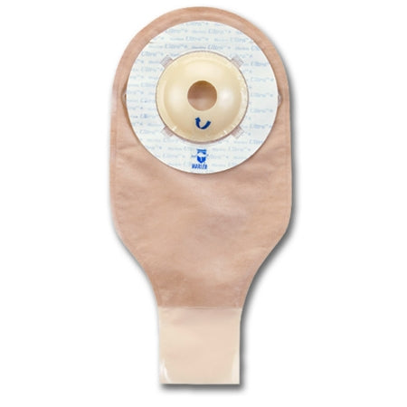 Ileostomy / Colostomy Pouch UltraLite™ One-Piece System 9 Inch Length Drainable Convex Light, Pre-Cut