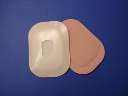 Stoma Cap 3 X 4-1/4 Inch, 1-1/4 Inch Rectangular Opening, Style F-3