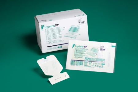 Transparent Film Dressing 3M™ Tegaderm™ HP Square 2-3/8 X 2-3/8 Inch Frame Style Delivery With Label Sterile