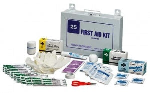 Stocked 25-Person First Aid Kits