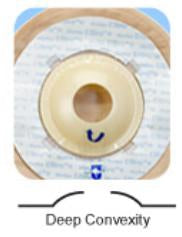 Urostomy Pouch UltraLite™ One-Piece System 8-3/4 Inch Length Drainable Deep Convex, Pre-Cut