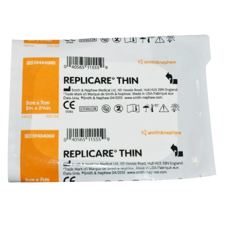 Hydrocolloid Dressing Replicare Thin 2 X 2-3/4 Inch Rectangle Sterile ...