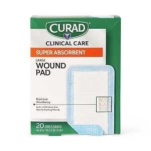 CURAD Clinical Advances Super Absorbent Polymer Wound Dressings