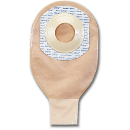 Ileostomy / Colostomy Pouch UltraLite™ One-Piece System 9 Inch Length Drainable Oval, Convex, Trim to Fit