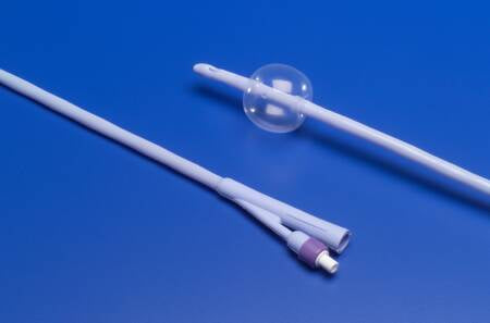 Foley Catheter Dover™ 2-Way Standard Tip 5 cc Balloon 20 Fr. Silicone