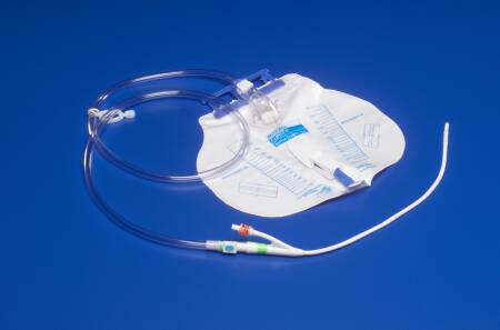 Indwelling Catheter Tray Ultramer™ Foley 18 Fr. 5 cc Balloon Latex