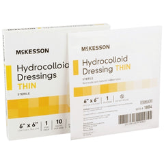 Hydrocolloid Dressing 6 X 6 Inch Square Sterile