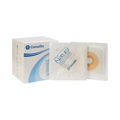 Ostomy Barrier Sur-Fit Natura® Precut, Extended Wear Durahesive® White Tape 45 mm Flange SUR-FIT Natura® System Hydrocolloid 1 Inch Opening 4-1/2 X 4-1/2 Inch