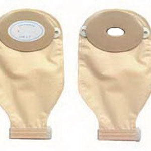 Post-Op Ostomy Pouch Nu-Flex™ Nu-Barrier 11 Inch Length 1-3/4 to 3-1/4 Inch Stoma Drainable, Roll-Up Closure Oval E, Convex, Trim to Fit